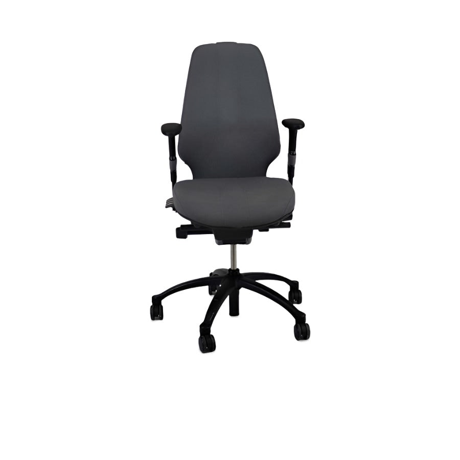 RH Logic: 400 Gray High Back Ergonomic Office Chair - Refurbished