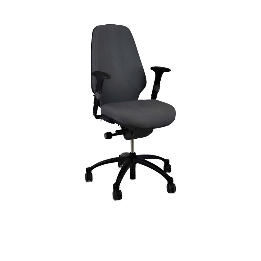 RH Logic: 400 Gray High Back Ergonomic Office Chair - Refurbished