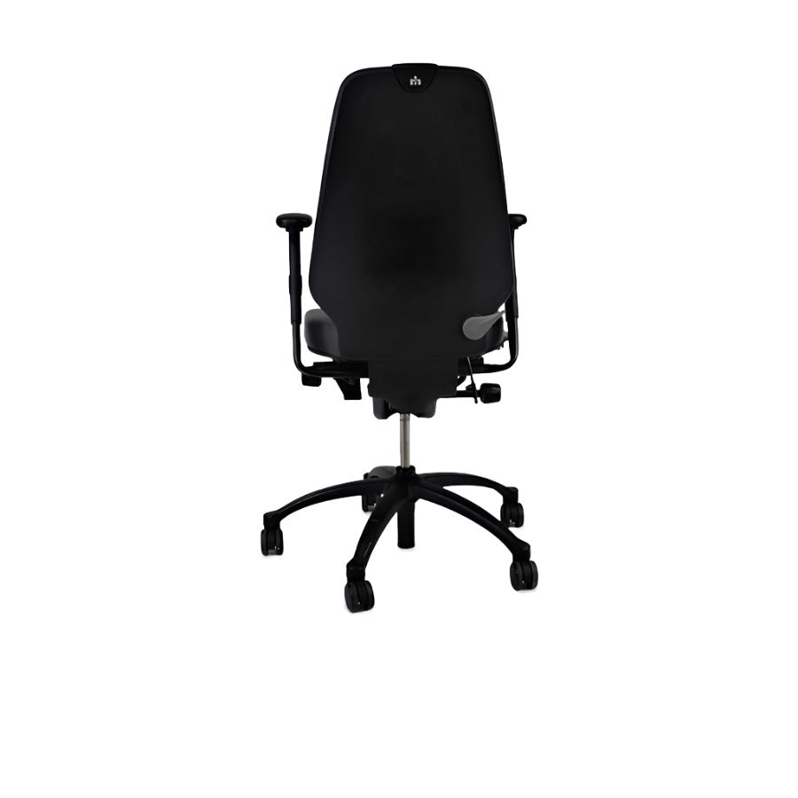 RH Logic: Silla de Oficina Ergonómica con Respaldo Alto Gris 400 - Reacondicionada