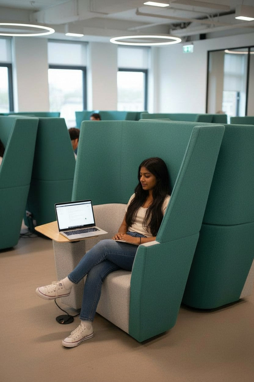 <tc>Allermuir</tc>: Stand Haven verde y gris claro - Reacondicionado