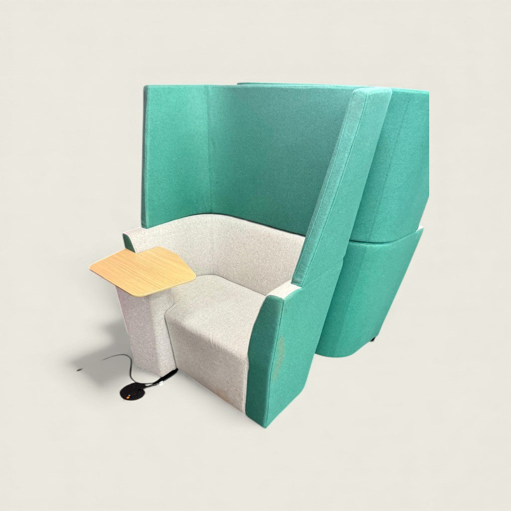 <tc>Allermuir</tc>: Stand Haven verde y gris claro - Reacondicionado