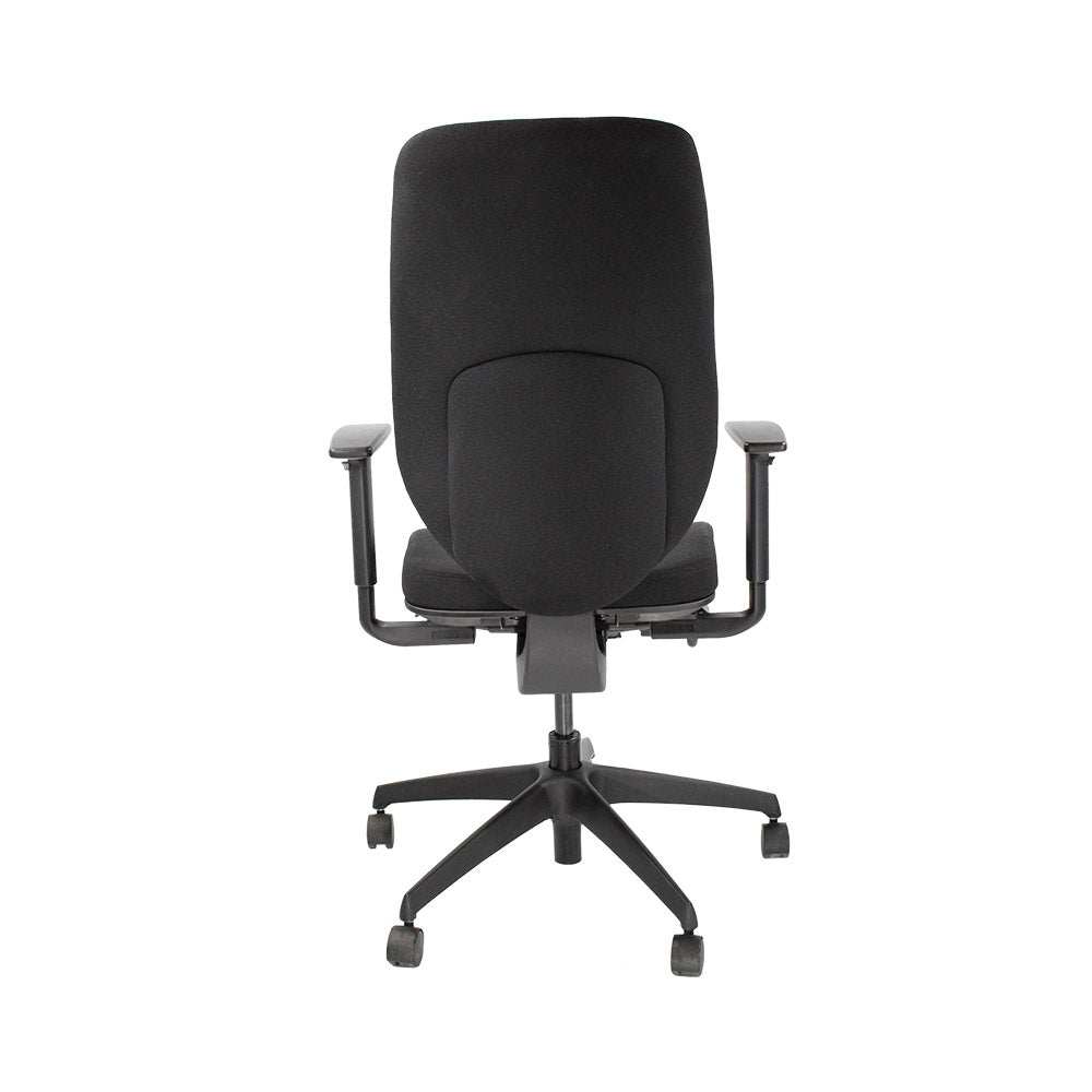 Boss Design: Silla operativa Key - Cuero negro nuevo - Reacondicionada