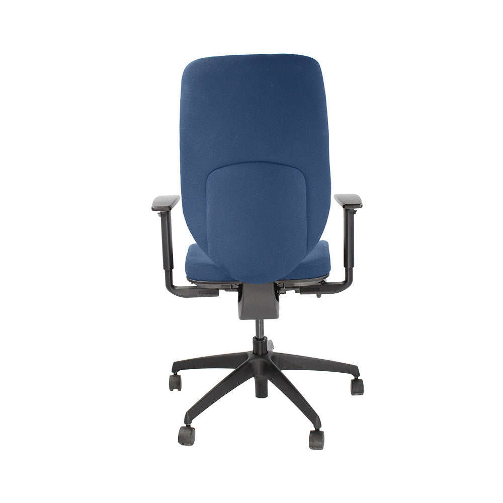 Boss Design: Silla operativa Key - Nueva tela azul - Reacondicionada