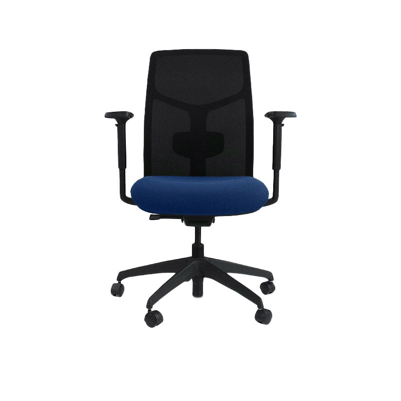 Boss Design: Tauro en tela azul - Silla operativa - Reacondicionado