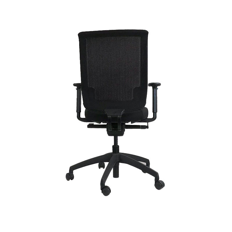 Connection: MY Task Chair in Black Fabric - Refurbished