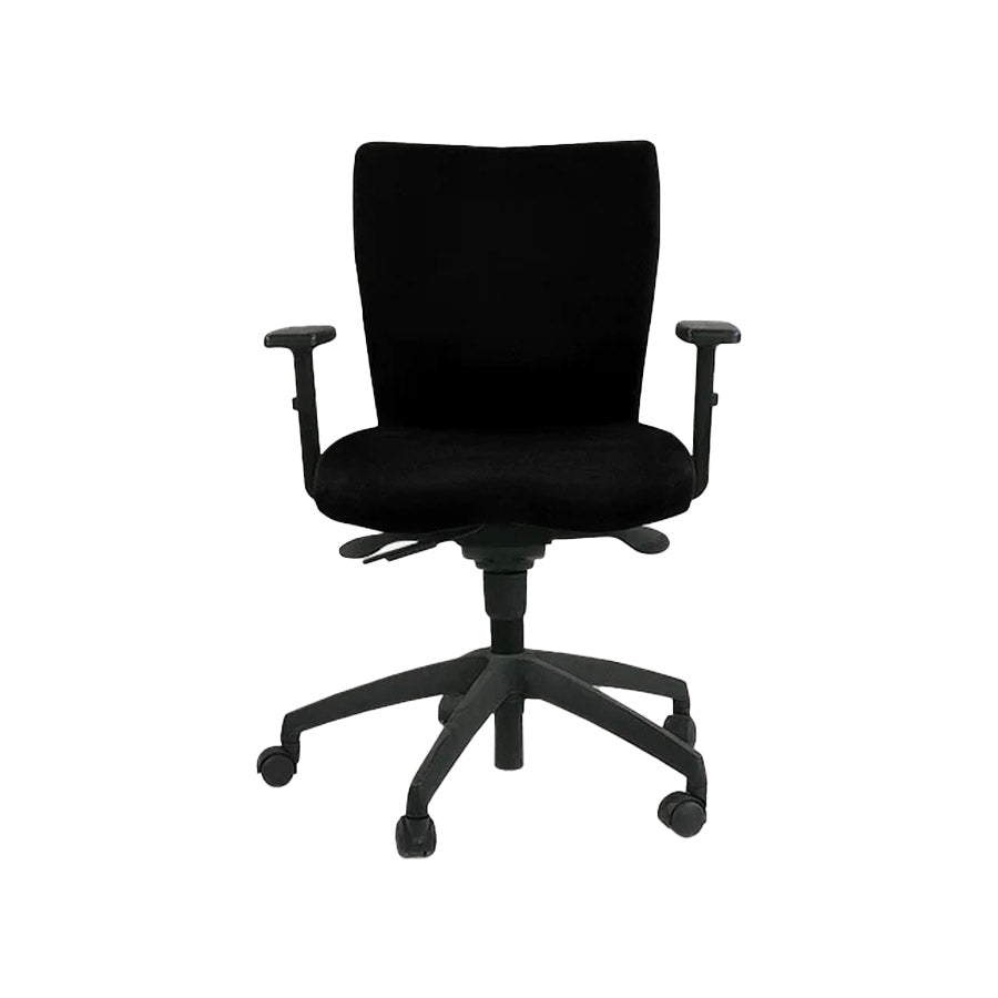 Connection: Team Task Chair in Black Fabric - Refurbished