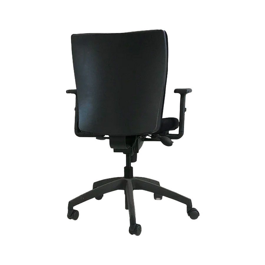 Connection: Team Task Chair in Black Fabric - Refurbished