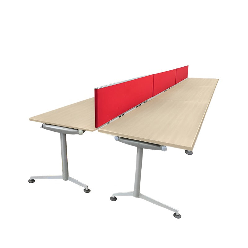 Herman Miller: Abak T Leg Bank of 6 Desks - Refurbished