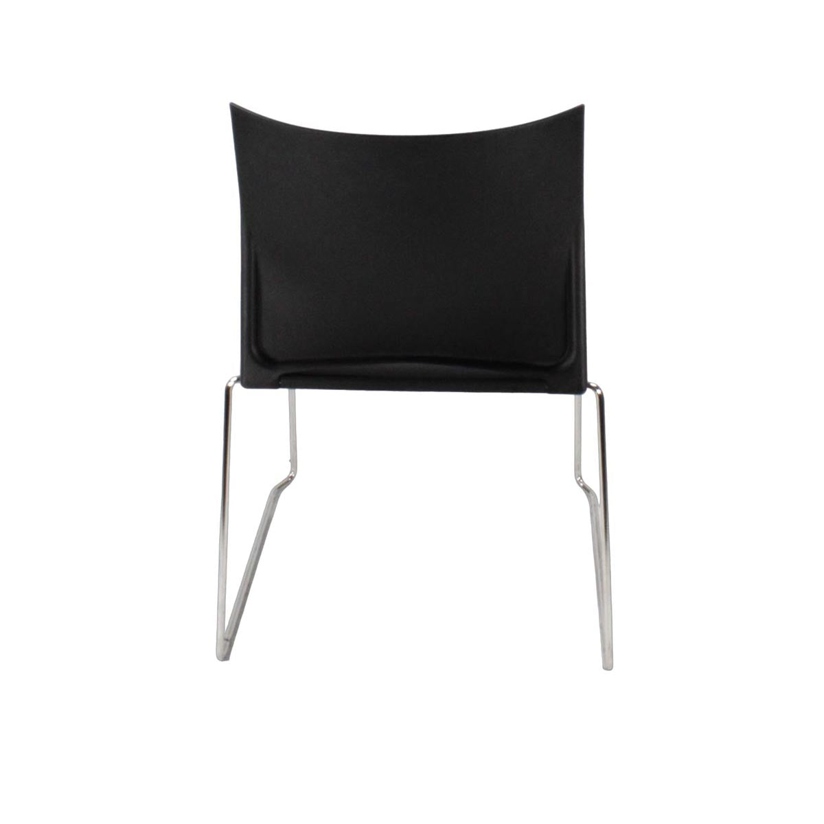 Herman Miller: Silla apilable Pronta en negro - Reacondicionada