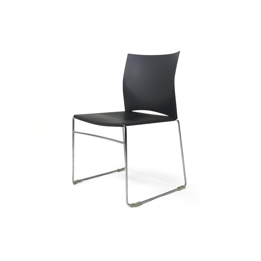 Herman Miller: Pronta Stacking Chair in Black - Refurbished