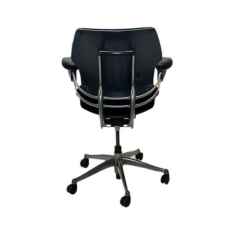 Humanscale: Silla operativa Freedom en tela negra - Reacondicionada