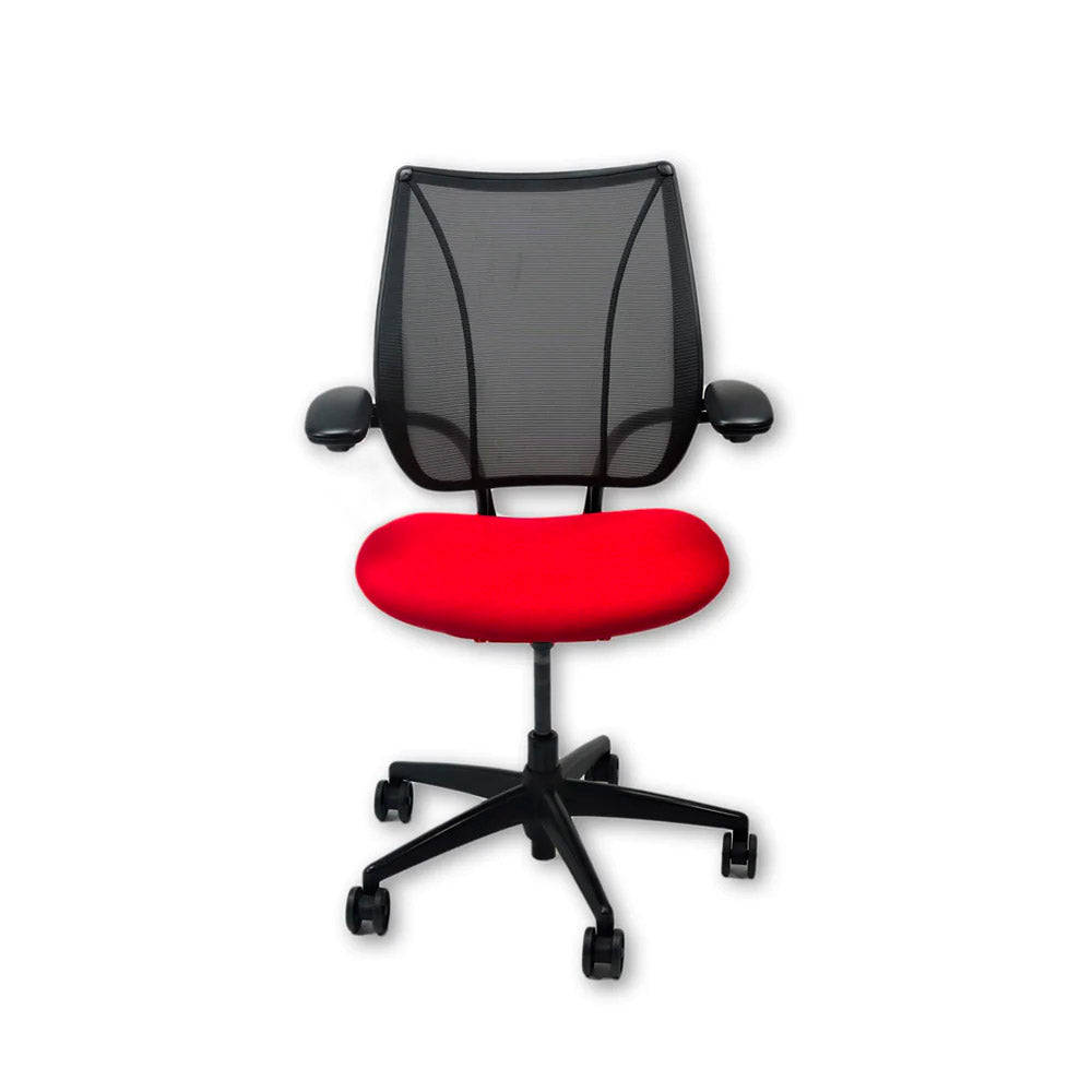 Humanscale: Silla operativa Liberty de tela roja - Reacondicionada