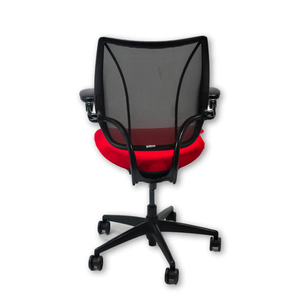 Humanscale: Silla operativa Liberty de tela roja - Reacondicionada