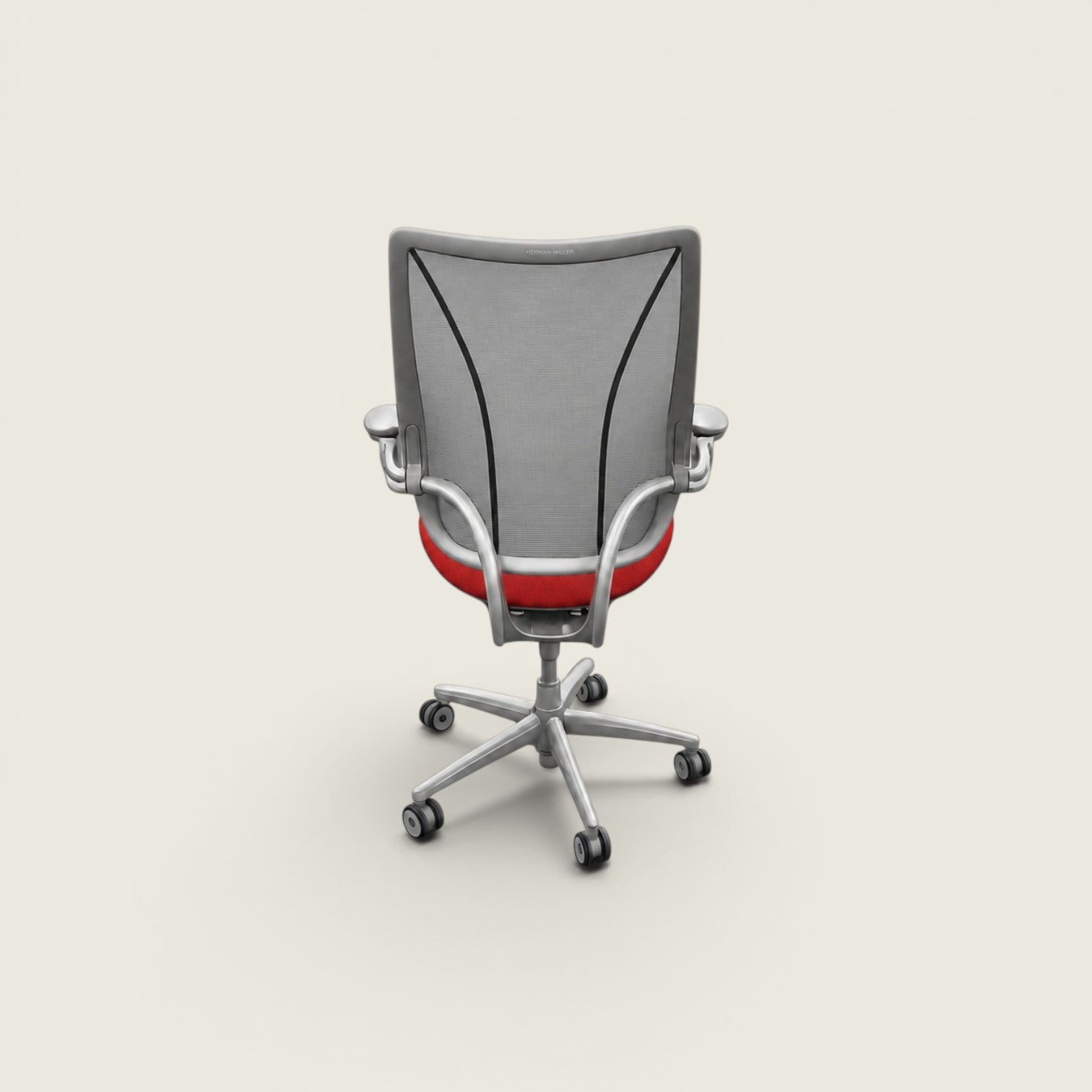 <tc>Humanscale</tc>: <tc>Liberty</tc> Silla de oficina en tela negra - Restaurada