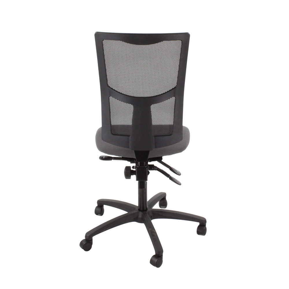TOC: Ergo 2 Task Chair Without Arms in Grey Fabric - Refurbished