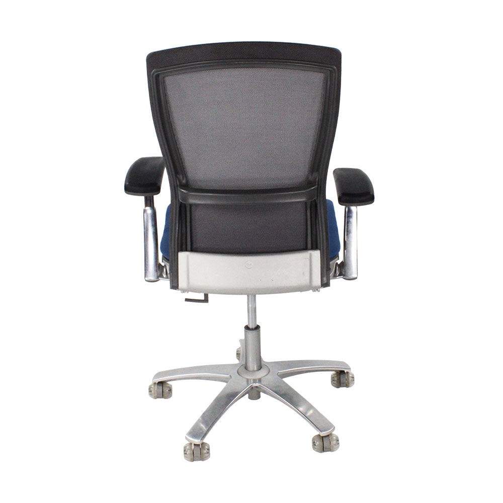 Knoll: Life Task Chair in Blue Fabric - Refurbished