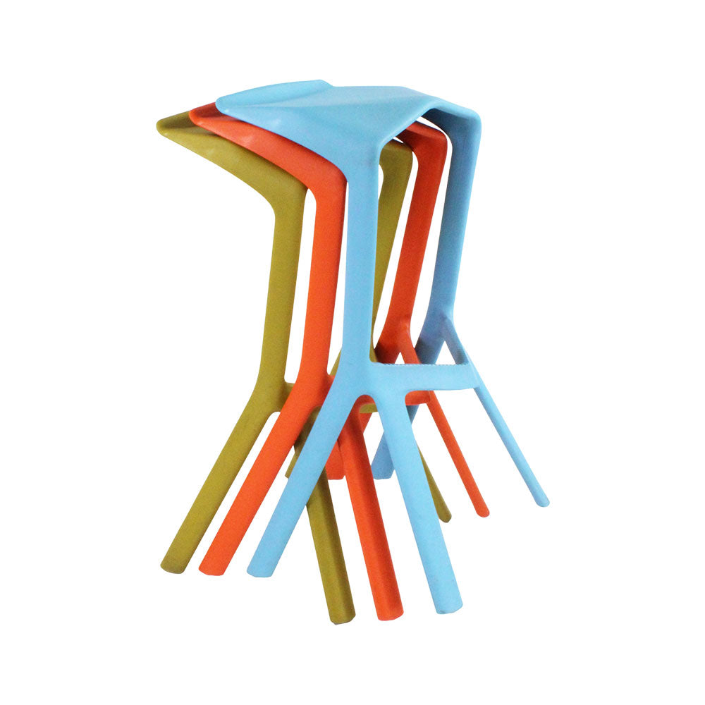 Plank: Miura Stool in Light Blue - Refurbished