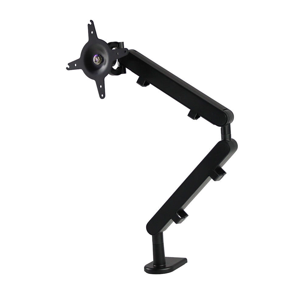 Herman Miller: Abak T Leg Single Desk & ZGO Technologies: Z1 Monitor Arm - Refurbished