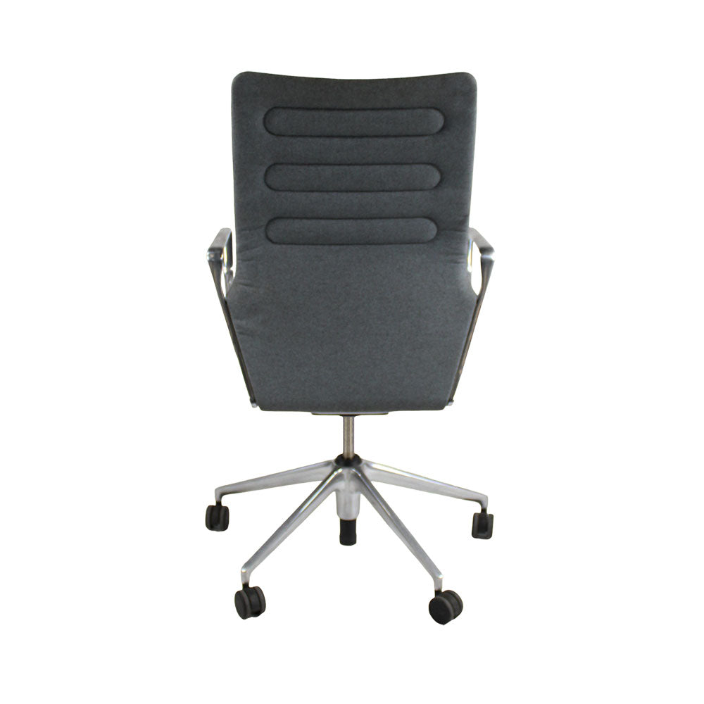 Vitra: AC4 Meeting Chair in Grey Fabric - Refurbished