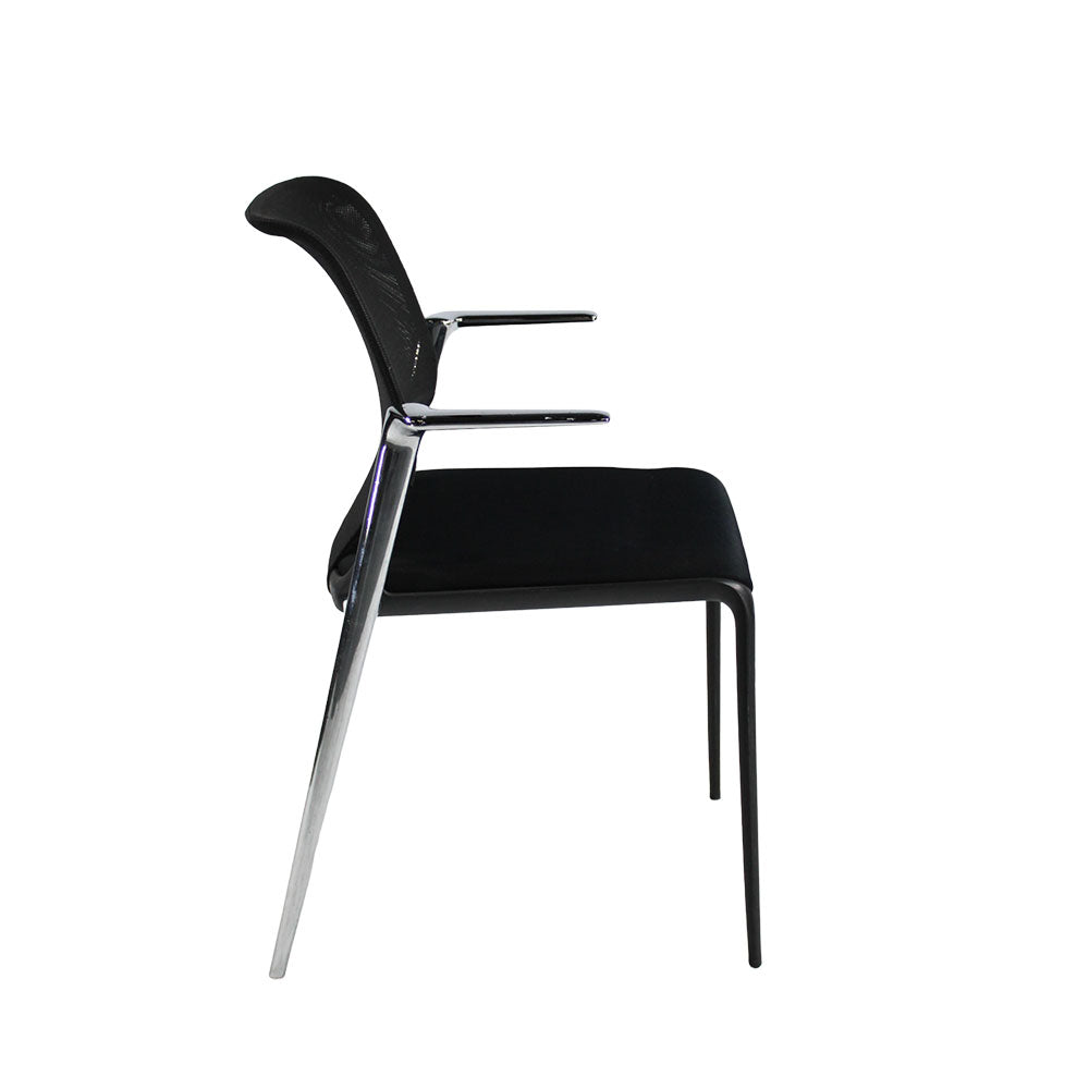 Vitra: Silla para visitas MedaSlim con reposabrazos - Reacondicionado