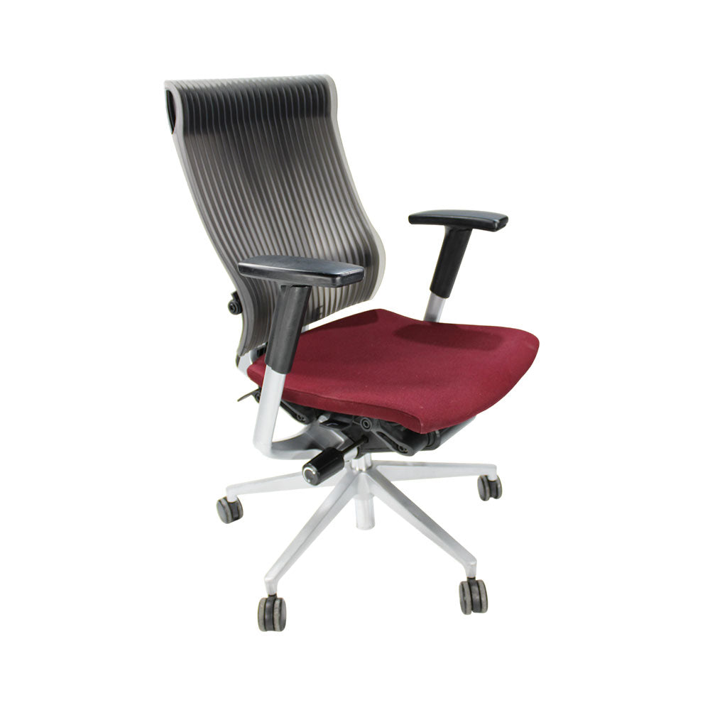 Itoki Global: Spina Office Chair in Burgundy Fabric - Refurbished