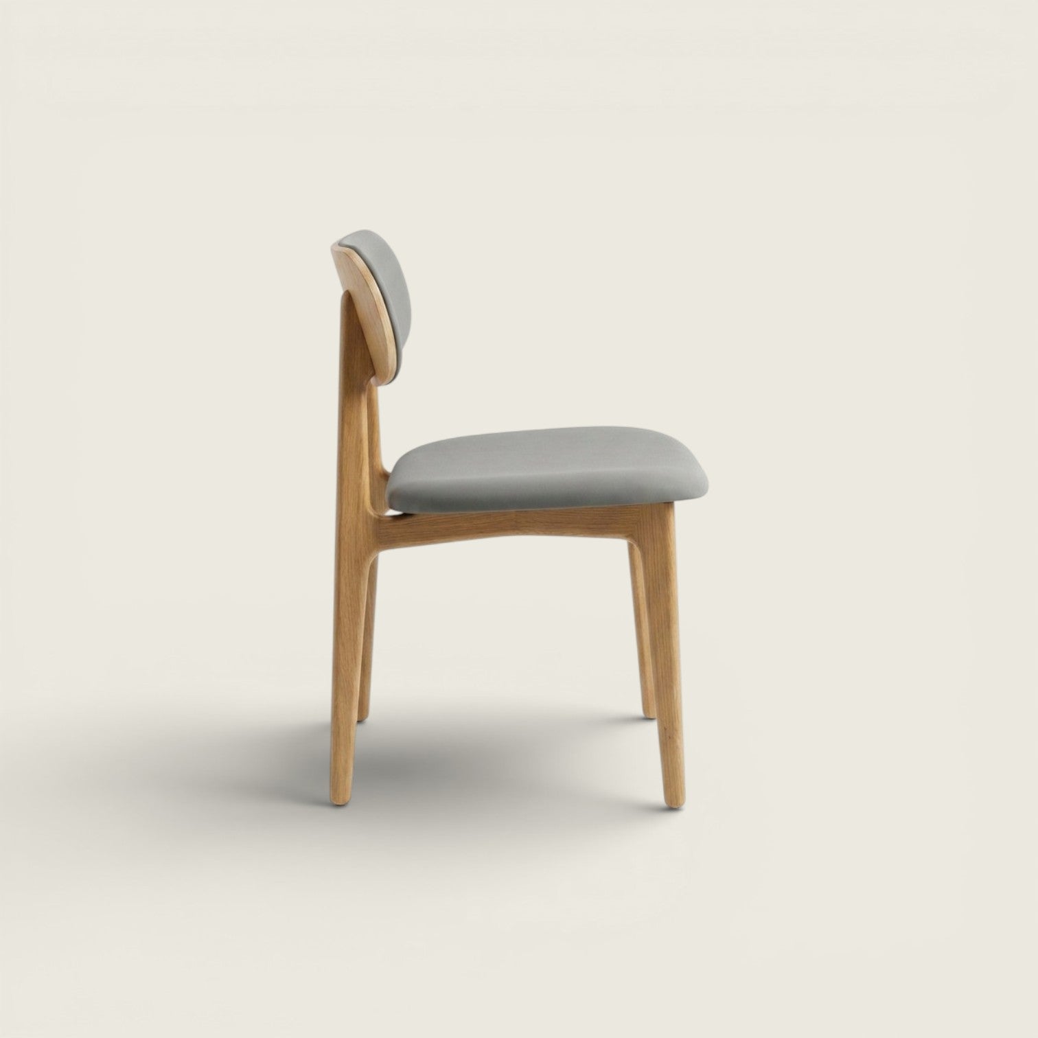 Modus: Visitantes/Silla auxiliar en tela gris - Reacondicionado