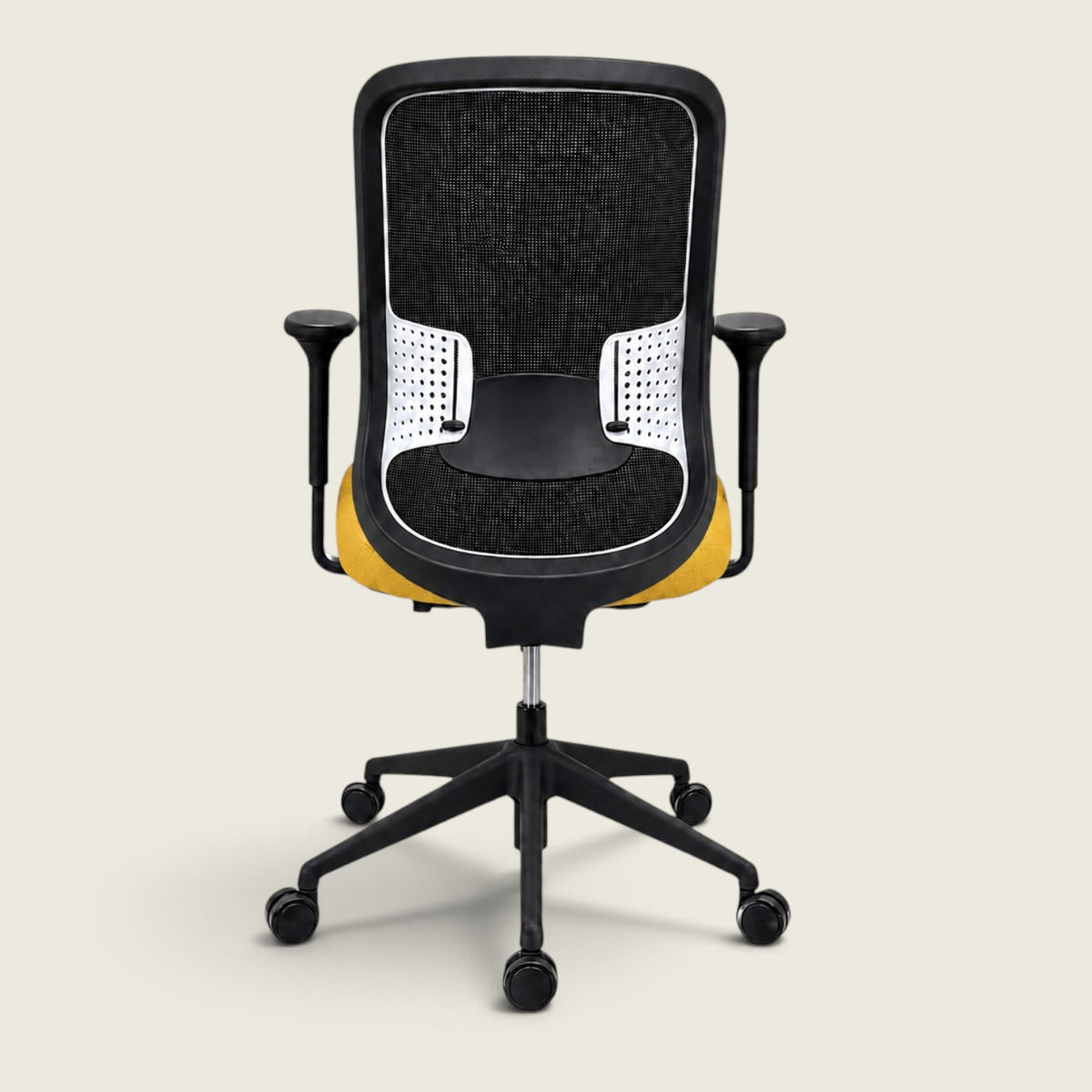 Orangebox: Do - Silla operativa de tela amarilla - Reacondicionada