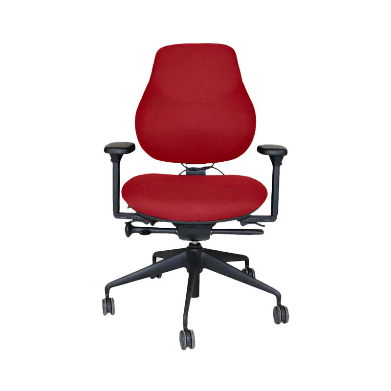 OrangeBox: Silla de Oficina Flo en Tela Roja - Reacondicionada