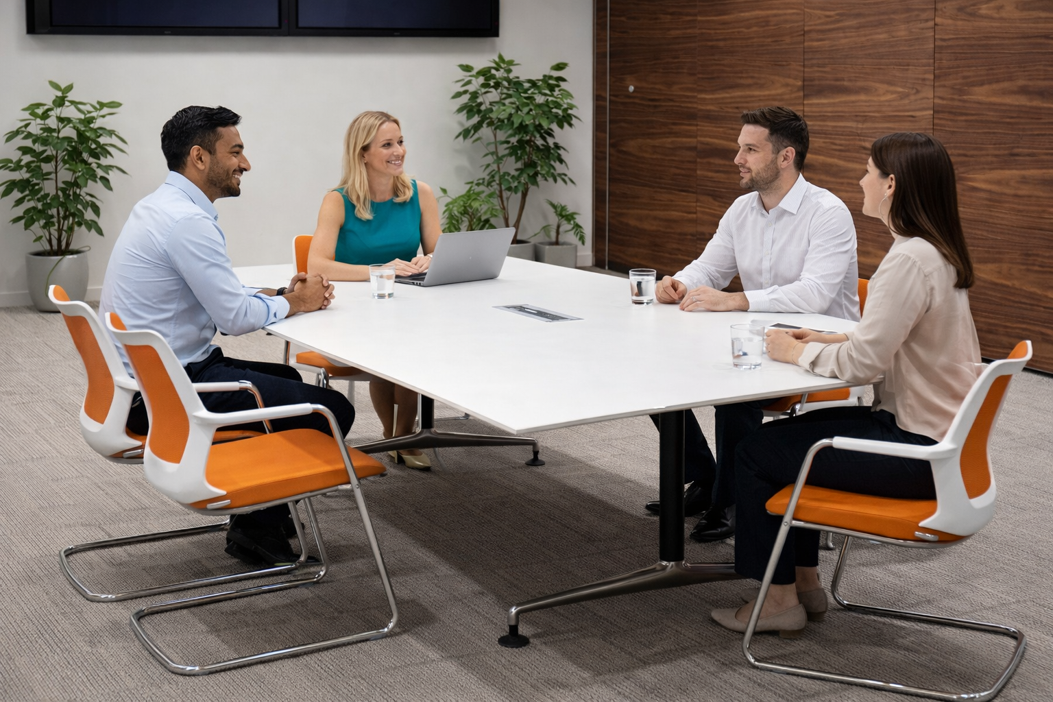 Orangebox: Large Collaborative / Boardroom Table  - Refurbished