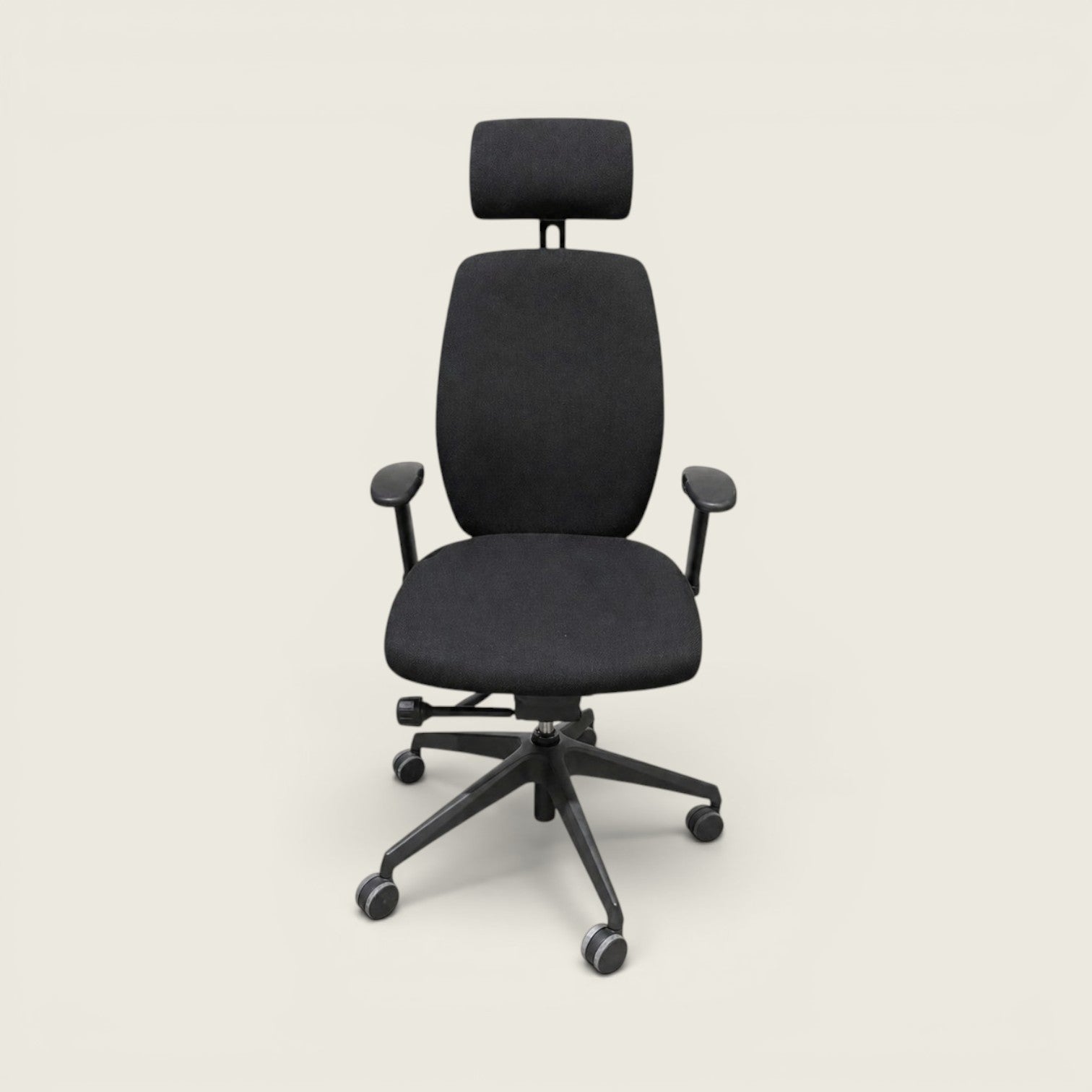 Posturite: Respaldo alto Positiv Plus con reposacabezas en negro - Reacondicionado