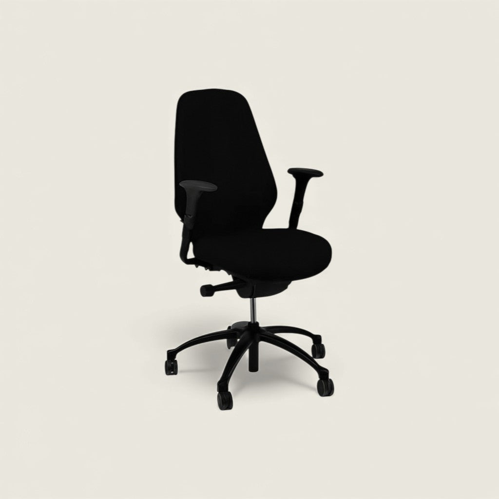 RH Logic: 400 Black High Back Ergonomic Office Chair - Refurbished