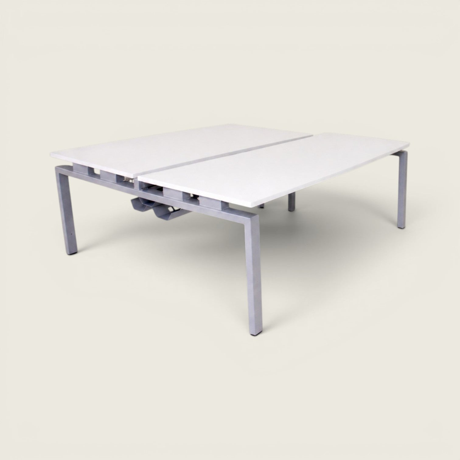 Senator Bench Desk 2 Way - 1400mm x 1600mm Workstation - Refurbished