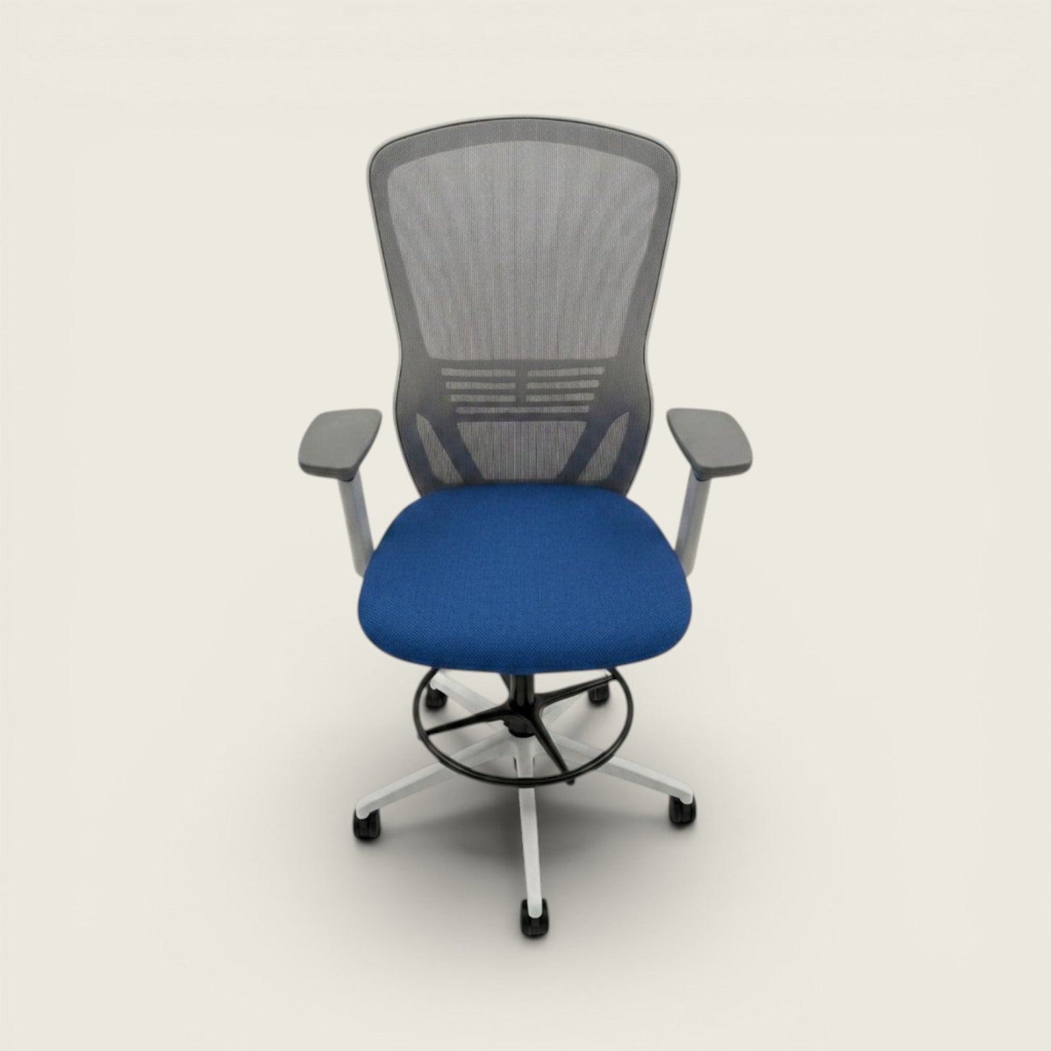 <tc>Senator</tc>Silla de dibujo Ousby en color azul - Restaurada