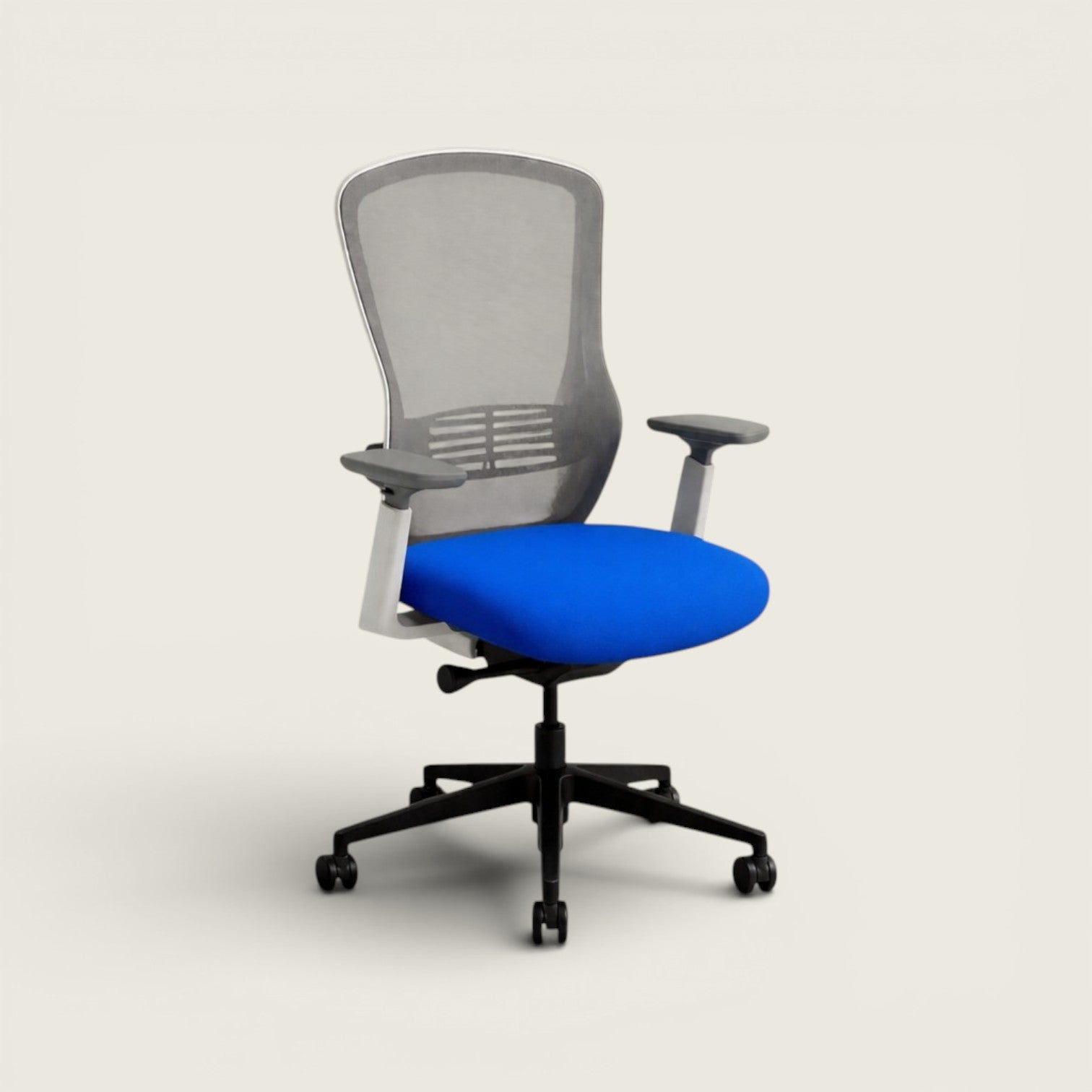 <tc>Senator</tc>Silla de oficina Ousby en color azul - Restaurada