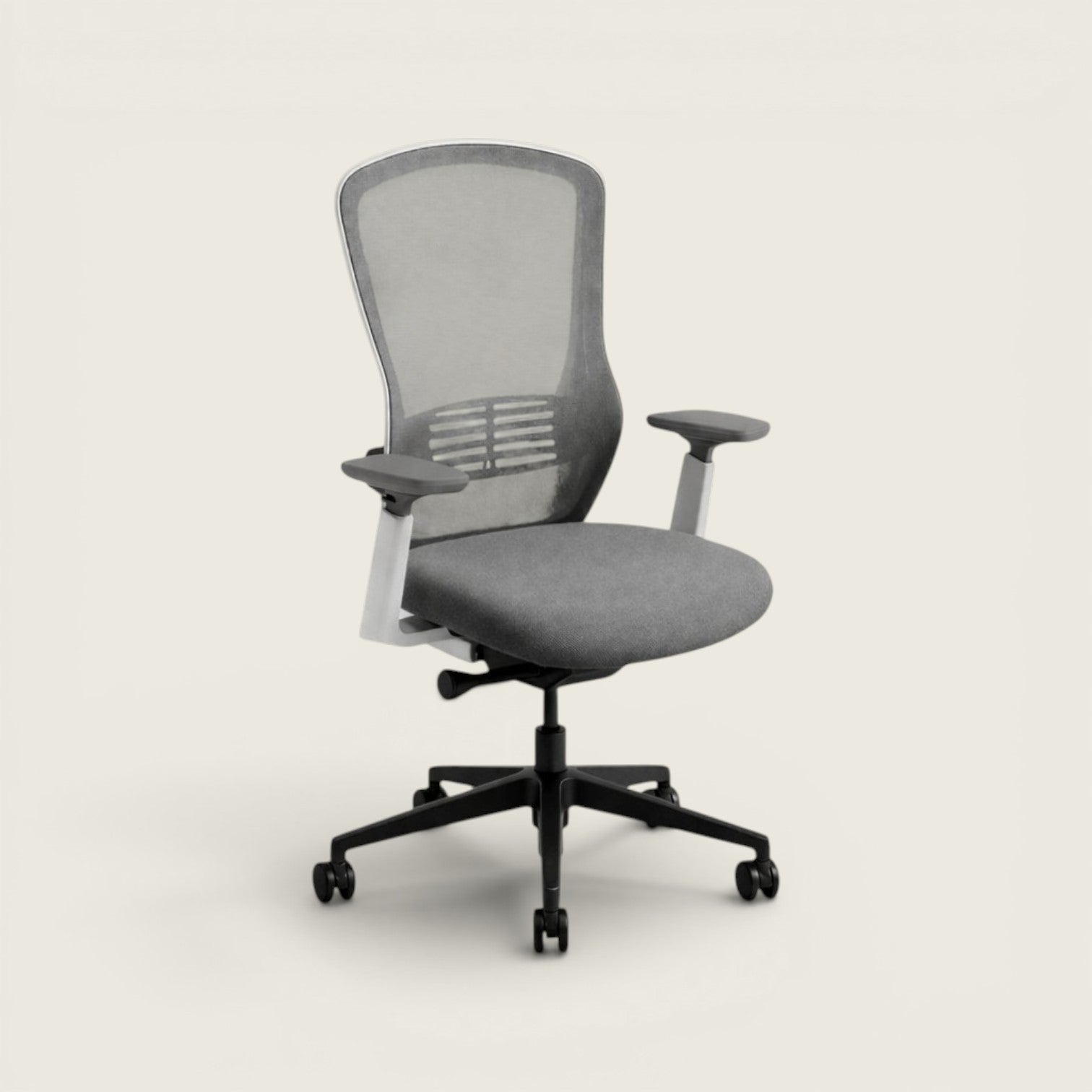 <tc>Senator</tc>Silla de oficina Ousby en color gris - Restaurada