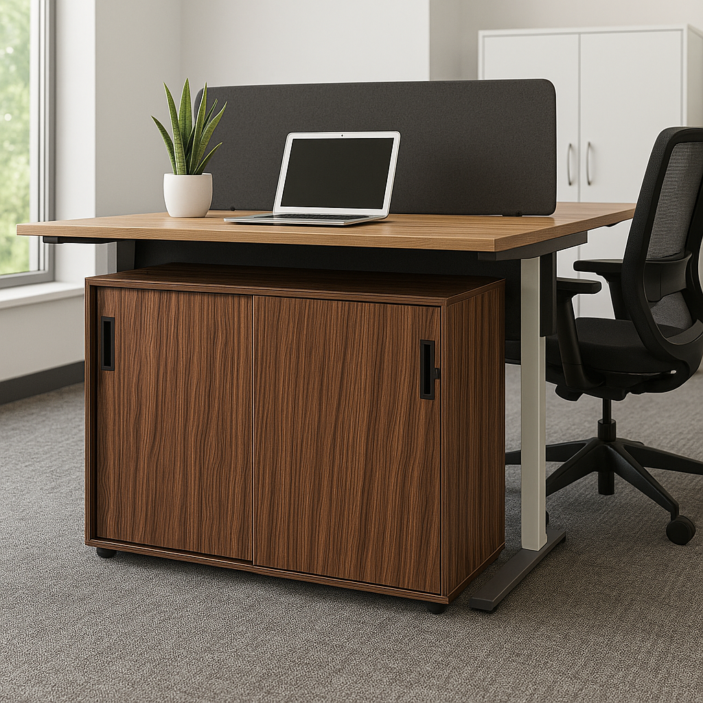 <tc>Senator</tc>: Credenza Marrón Oscuro - Reacondicionado