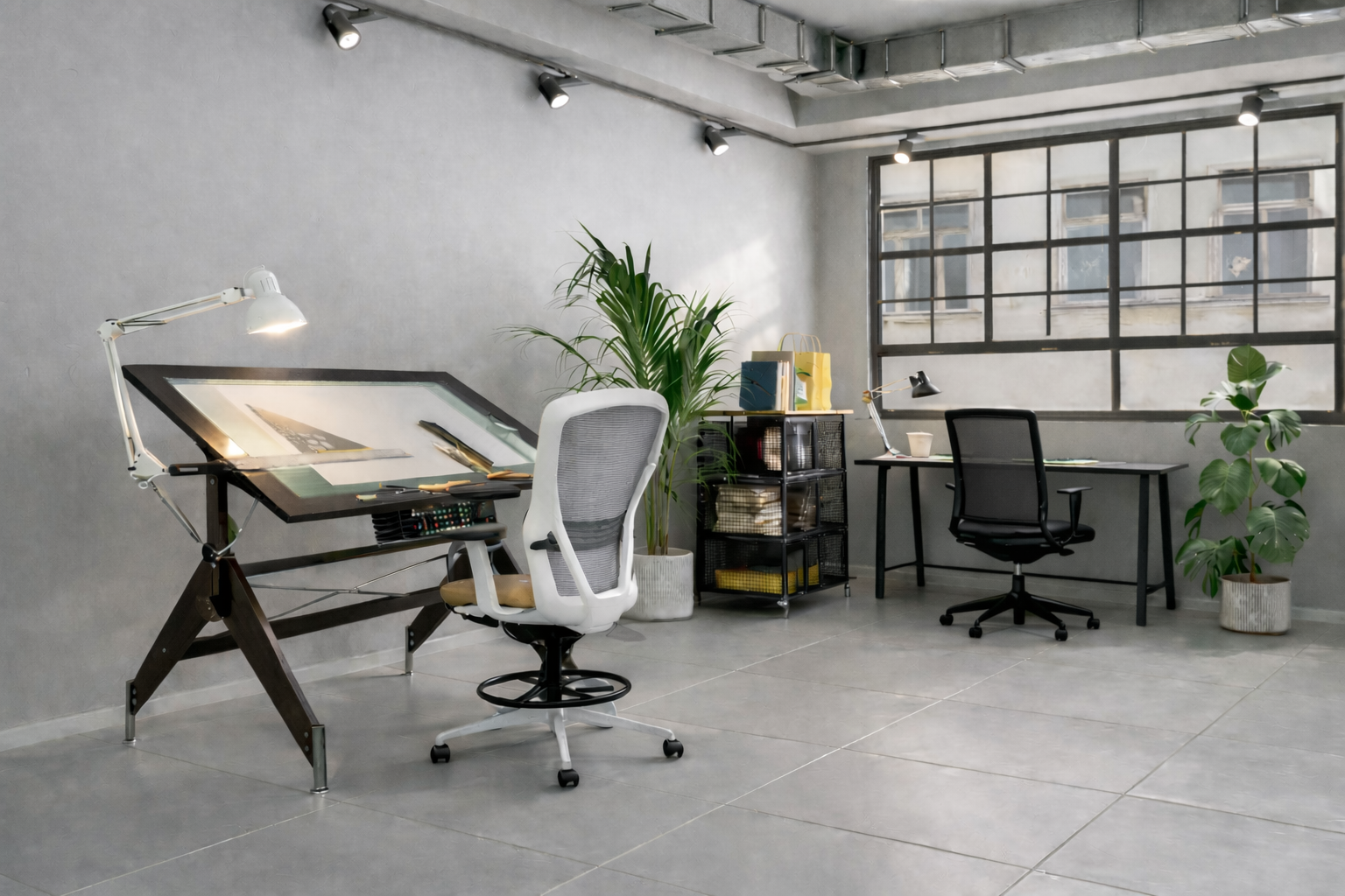 Senator: Ousby Draughtsman Chair in Yellow - Refurbished