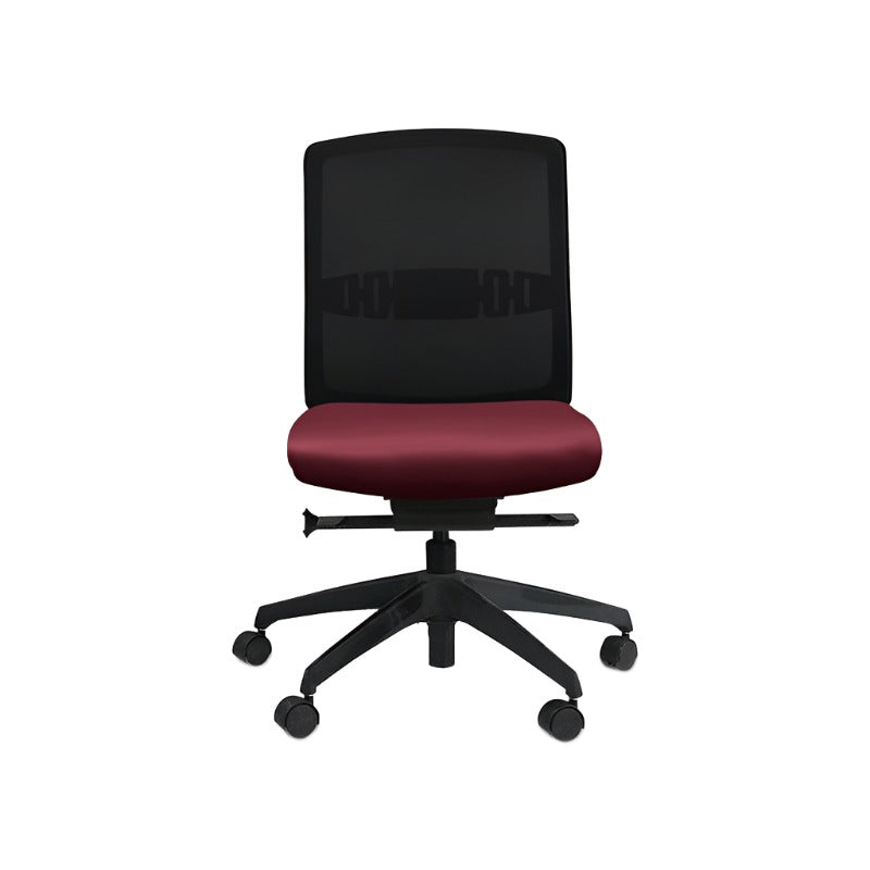 Steelcase: Silla operativa Reply (estructura negra) sin brazos - Reacondicionada