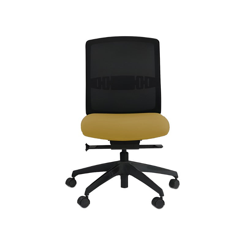 Steelcase: Silla operativa Reply (estructura negra) sin brazos - Reacondicionada