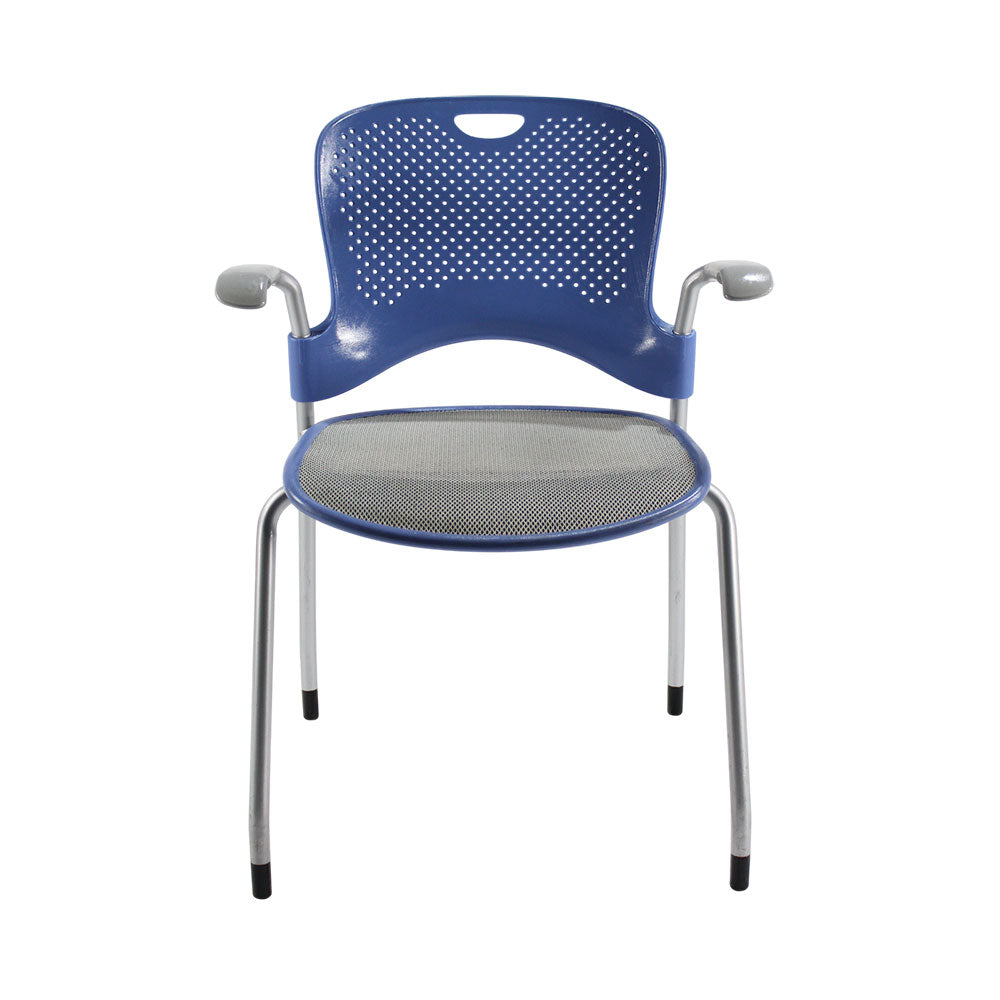 Herman Miller: Silla Caper en malla azul/gris - Reacondicionada