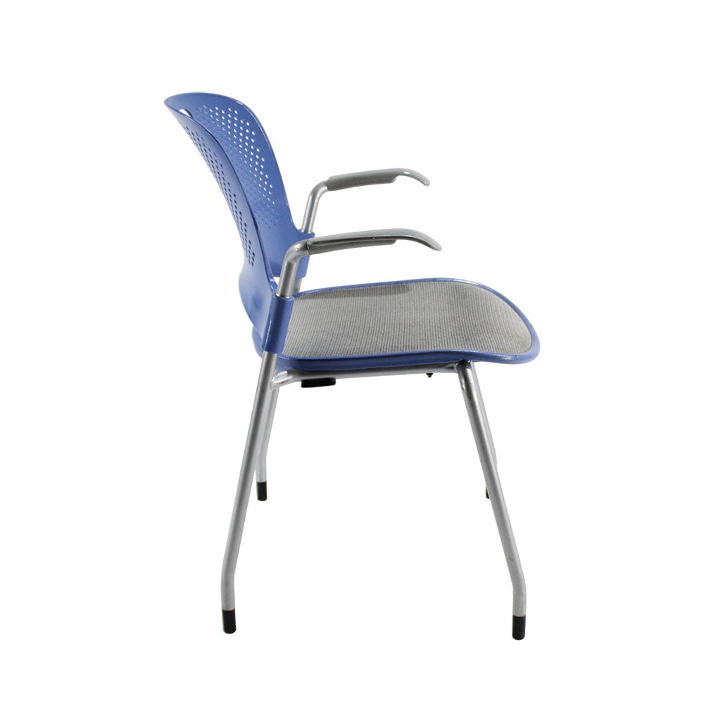 Herman Miller: Silla Caper en malla azul/gris - Reacondicionada