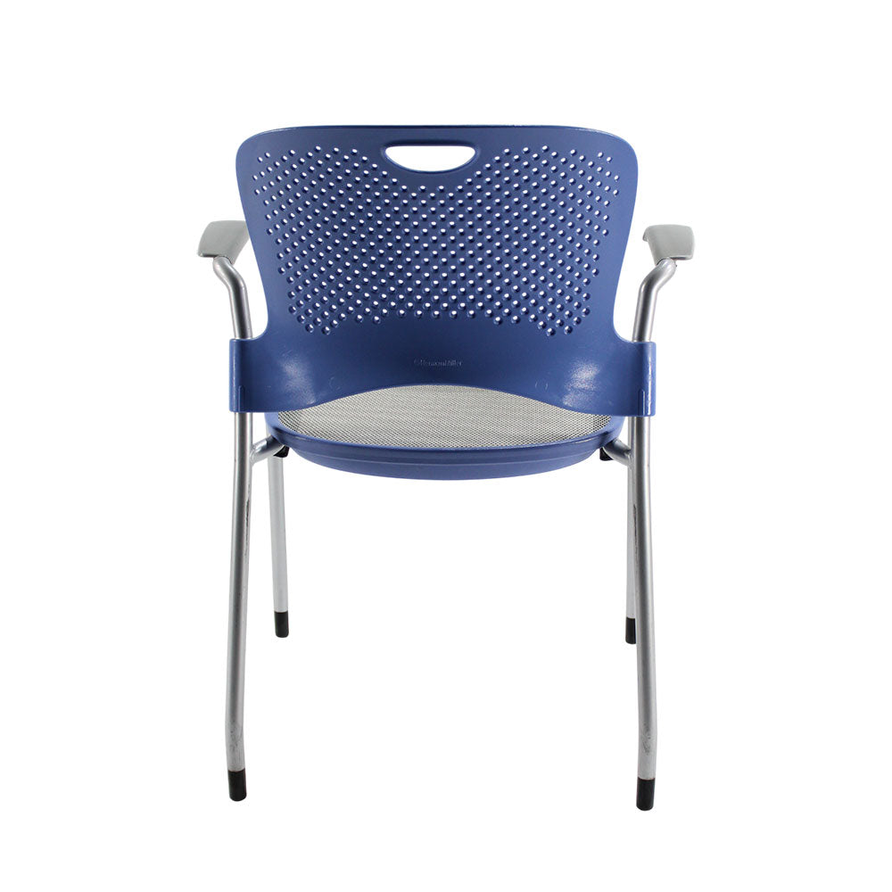 Herman Miller: Silla Caper en malla azul/gris - Reacondicionada