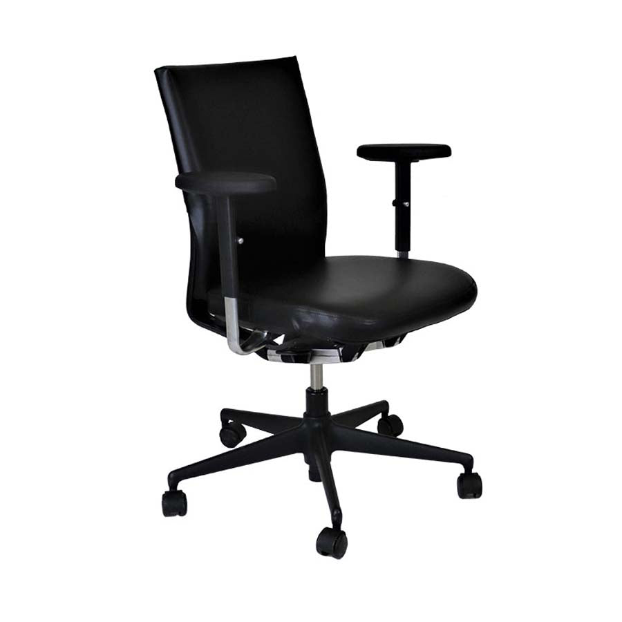 Vitra: Axess Office Chair in Black Leather - Refurbished