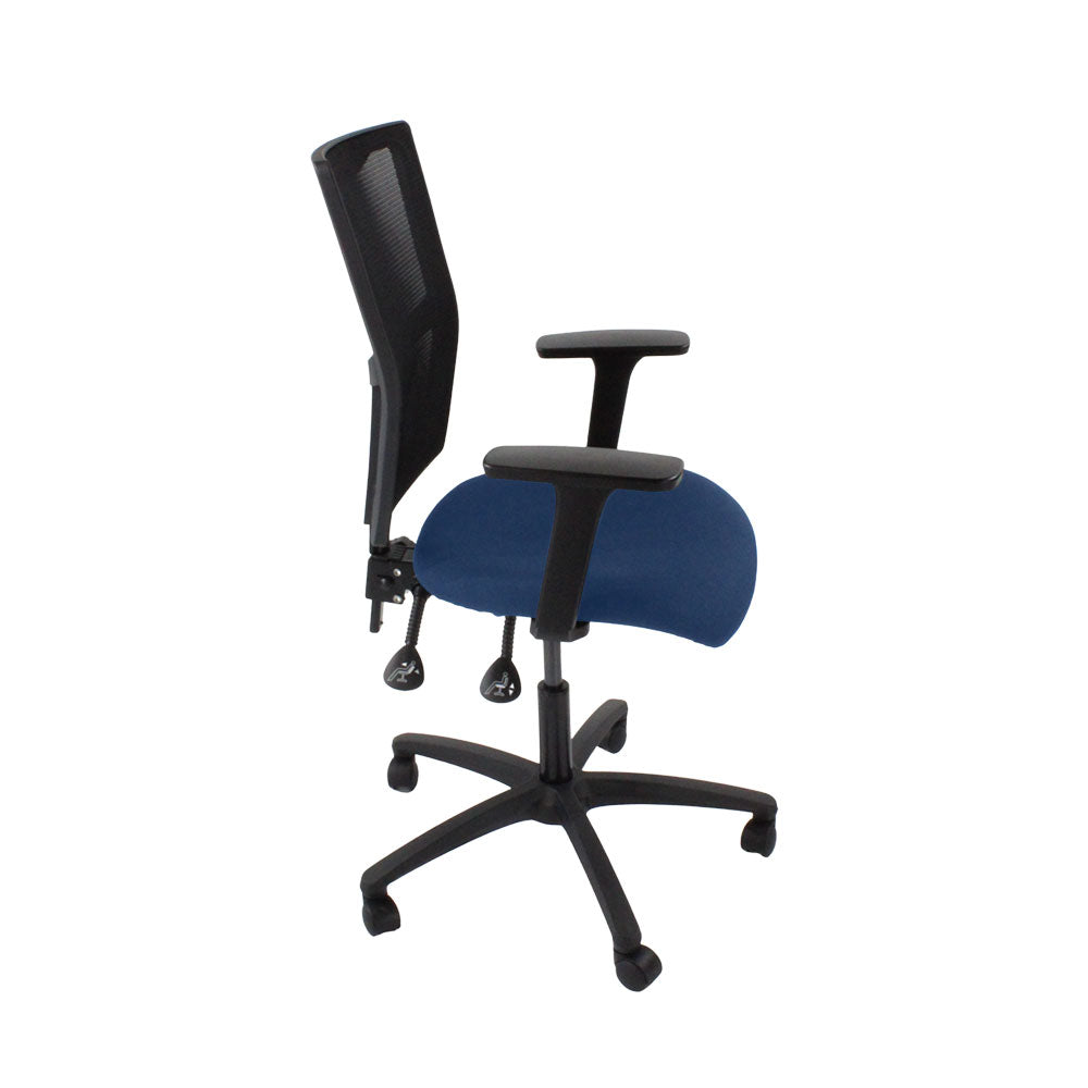 TOC: Ergo 2 Task Chair in Blue Fabric - Refurbished