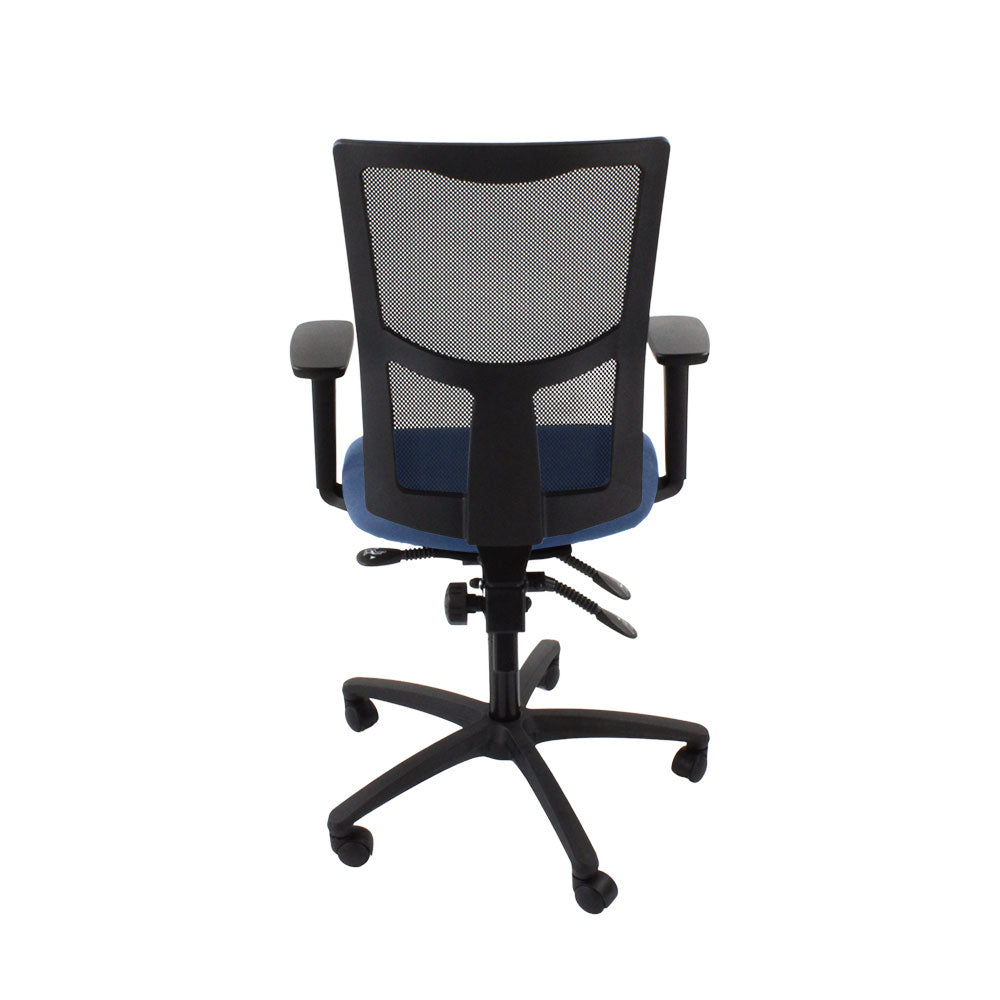 TOC: Ergo 2 Task Chair in Blue Fabric - Refurbished