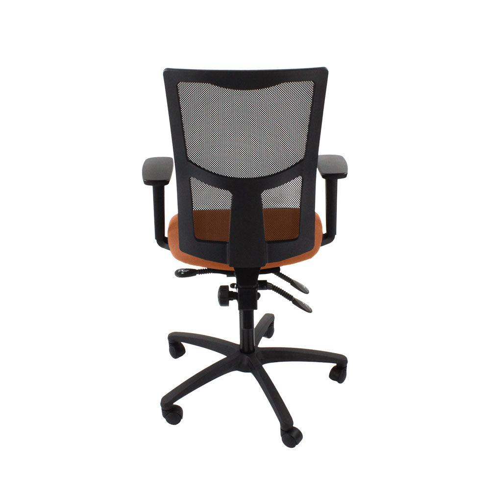 TOC: Ergo 2 Task Chair in Tan Leather - Refurbished