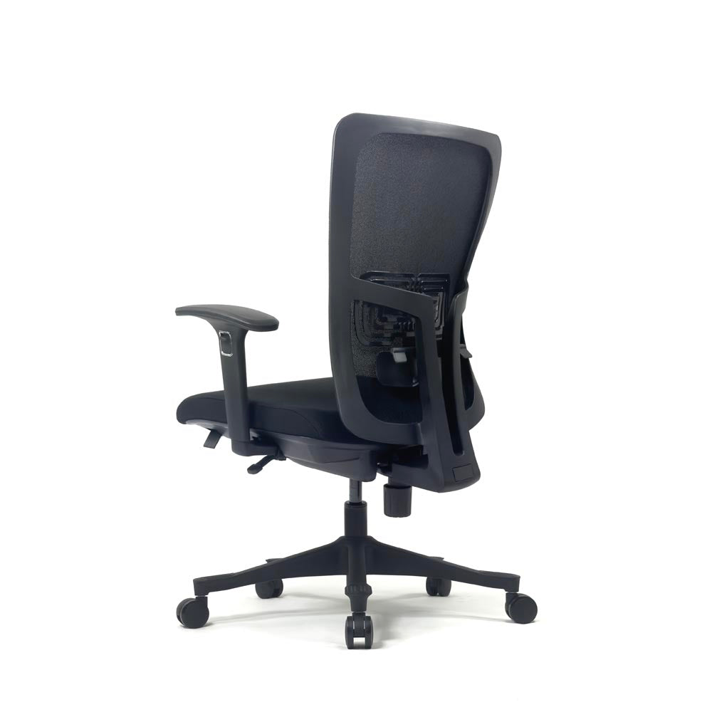 Haworth: Zody Comforto 89 Task Chair in Black Fabric/Black Frame - Refurbished