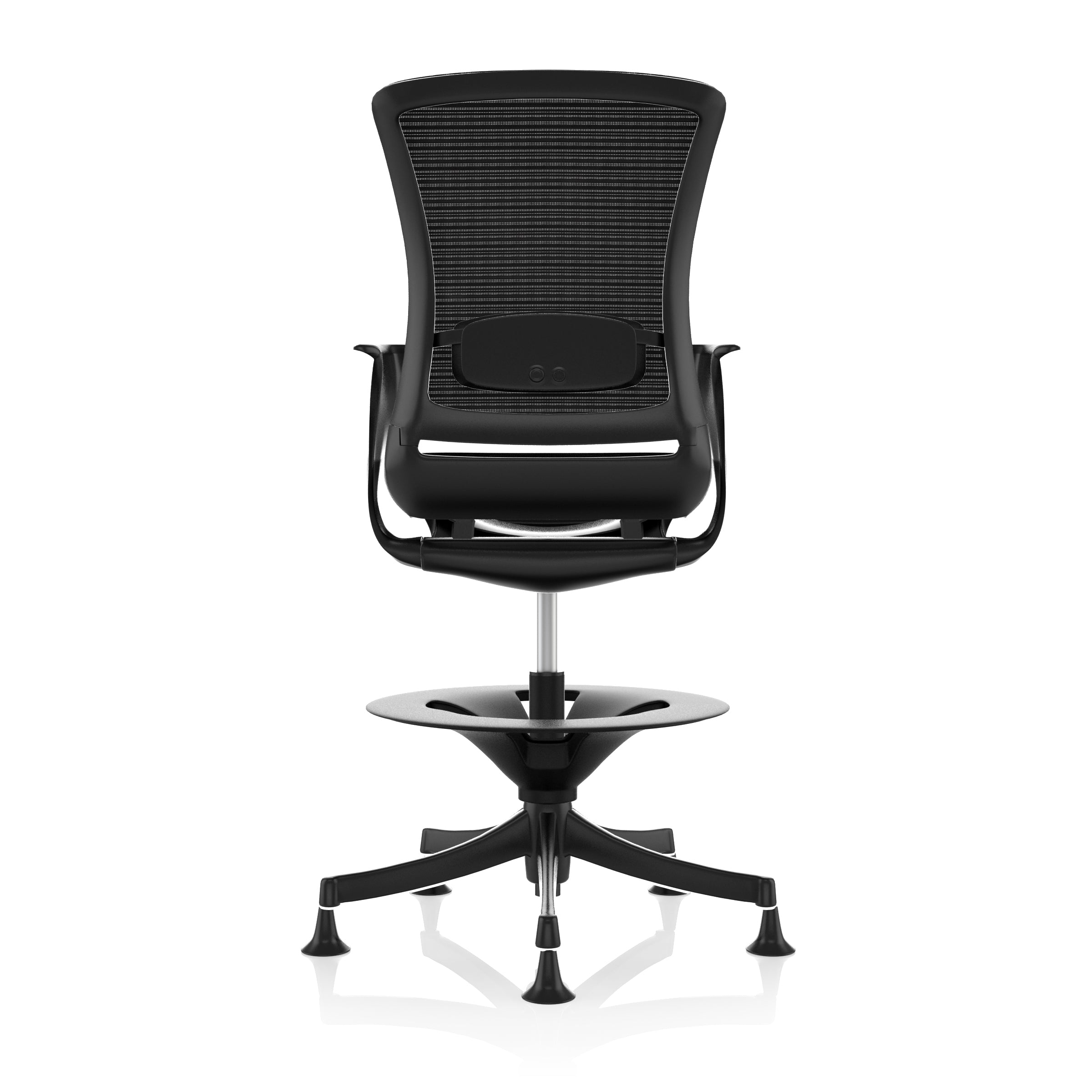 Asiento de confort: silla de dibujante de skate en negro - restaurado